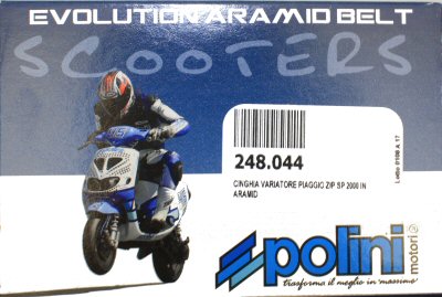 Polini Drive Belt for Piaggio 50cc 4-Stroke 738-18.5-28
