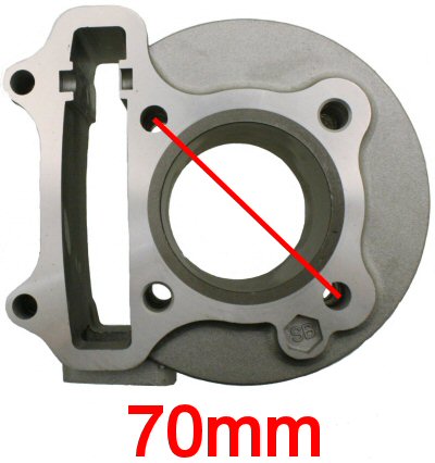 Universal Parts QMB139 Cylinder & Head Kit - 64mm Valves