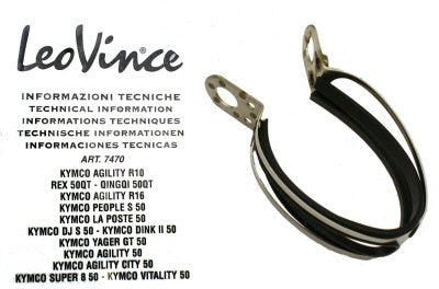 LeoVince HM Titan Racing Exhaust for QMB139 50cc