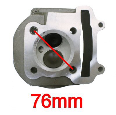 Universal Parts 150cc GY6 Complete Cylinder Head - Non Emission