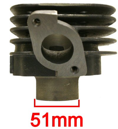 Universal Parts Minarelli 47mm Big Bore Cylinder Kit