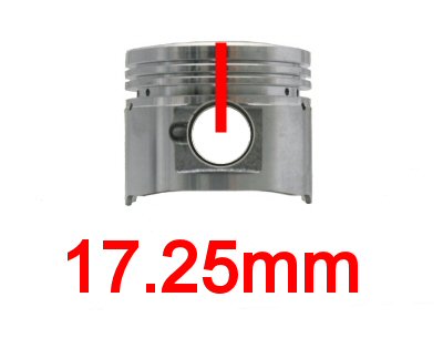 Universal Parts 39mm QMB139 Piston