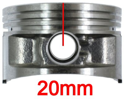 SSP-G GY6 Piston Set