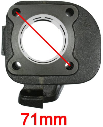 SSP-G 70cc 2-stroke Minarelli Big Bore Kit - 10mm Piston Pin
